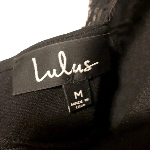 Lulus black halter dress - Picture 3 of 6